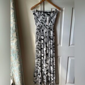 Strapless maxi dress, size S, NWT